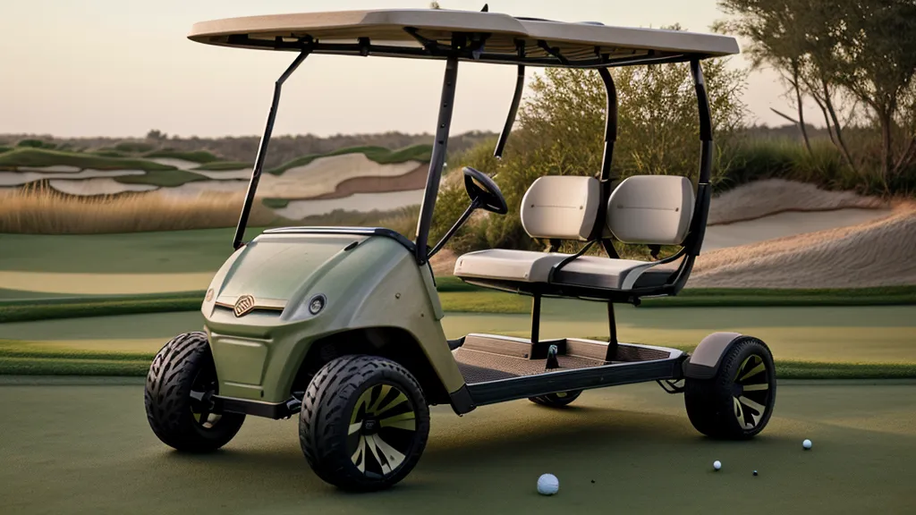 Alphard Golf Club Booster V2Pro motor unit bolted onto a manual push cart in a home garage
