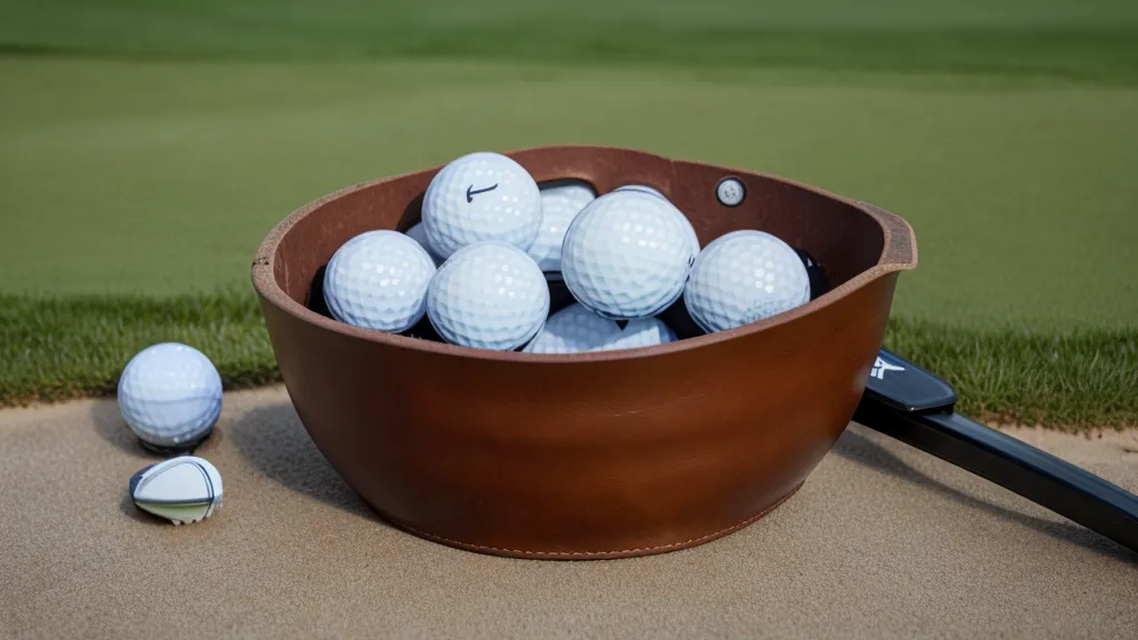 Vice Pro Plus golf balls next to a round-tracking notebook used to test ball durability