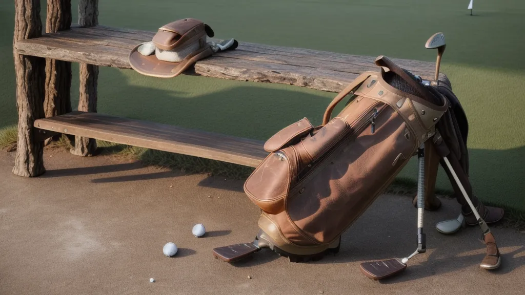 Golfer's view of a utility iron addressing a golf ball on a firm fairway