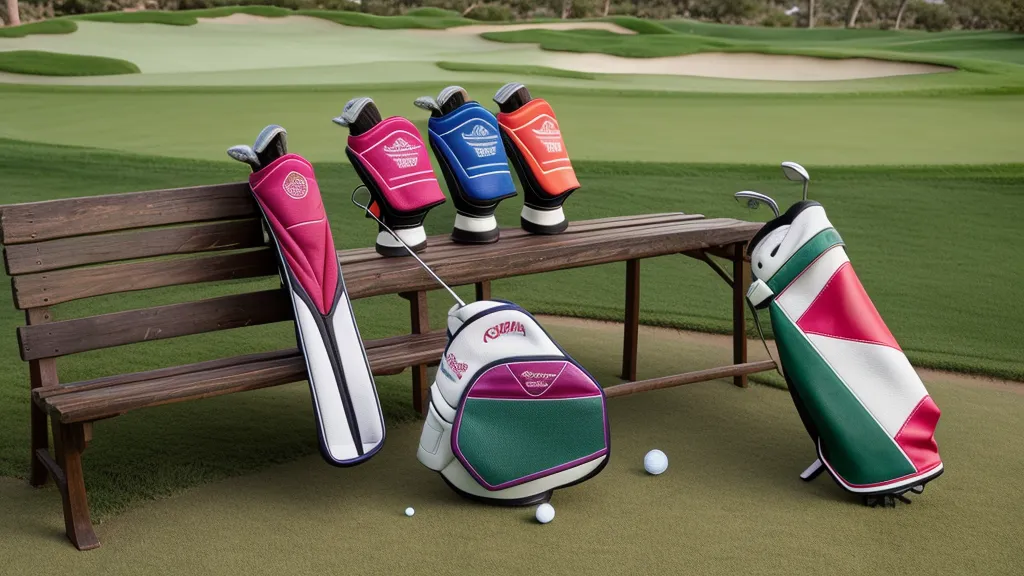Limited-edition SWAG Golf headcover on the green during a round near Scottsdale